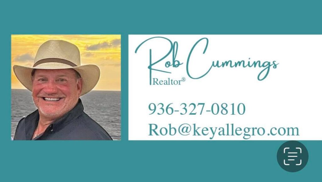 Rob Cumminngs
Key Allegro Real Estate
Rockport, TX 